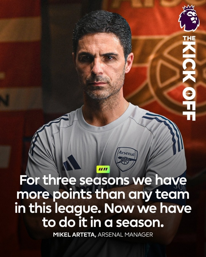 博鱼体育官方-也是第2！塔帅称枪手过去3年英超总分最高，媒体指正：是曼城最高